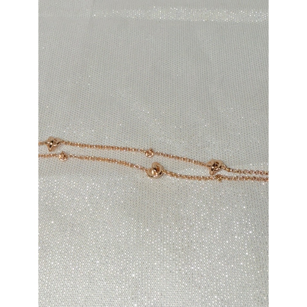 Kendra Scott Presleigh Rose Gold Adjustsble Knot Necklace